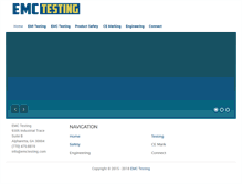 Tablet Screenshot of emctesting.com